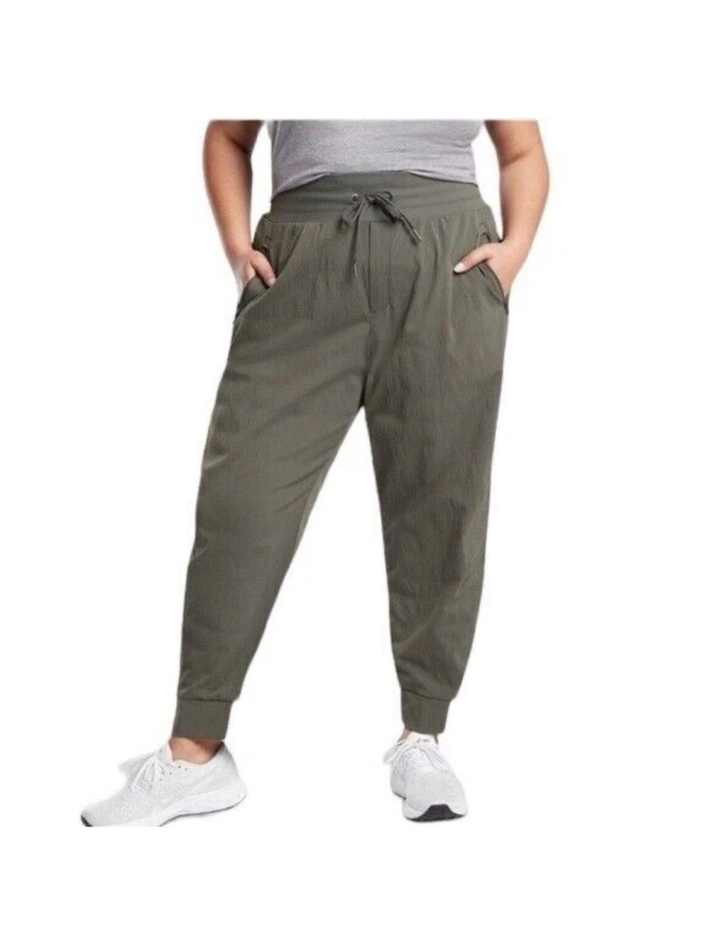 Athleta Trekkie North Jogger high rise women’s 14 Mountain Olive